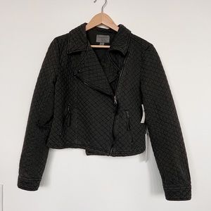 Anthropologie Quilted Moto Jacket